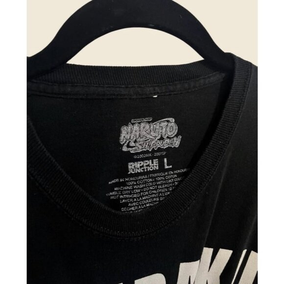 NARUTO SHIPPUDEN Hidden Leaf Village Ichiraku Ramen Shop Longsleeve Shirt Size L - Picture 3 of 6